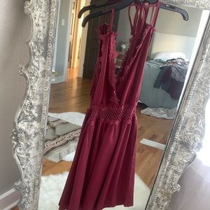 Maroon dress